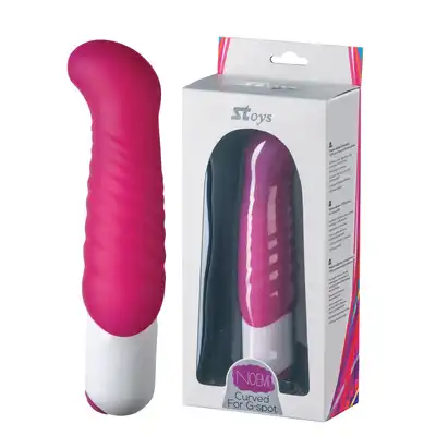 Stoys - Noemi Silicone Vibrator. wibrator do punktu G 12 trybów. Kolor bordowy 