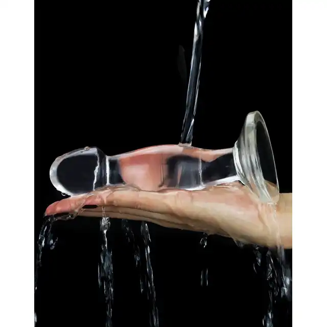 LoveToy - Flawless Clear - Prostate Plug 17 cm - przezroczysta wtyczka, idealna do stymulacji prostaty
