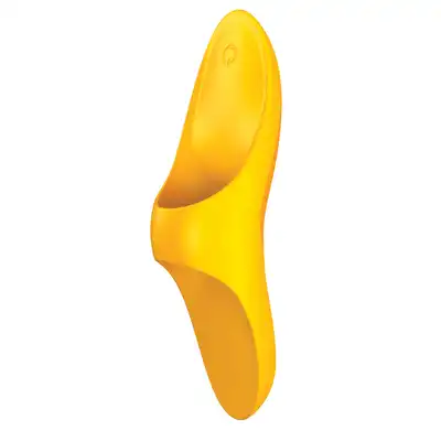 Satisfyer - Teaser Dark Yellow - wszechstronny stymulator łechtaczki, sutków oraz krocza. Silikon medyczny