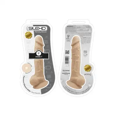Silexd - Thermo Reactive Dildo 9" - unikatowe dildo o podwójnej gęstości. Przyjemność gwarantowana!