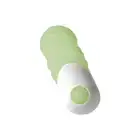 Stoys - Olivia Silicone Vibrator. Jasnozielony wibrator ze żłobieniami. Super stymulacja łechtaczki. 