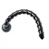 Hosed - Swirl Hose 54 cm. Mega dildo dla mega emocji. Czarne, elastyczne, z mocną przyssawką.