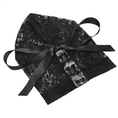 Steamy Shades - Lace Hood - koronkowy kaptur zakrywający twarz