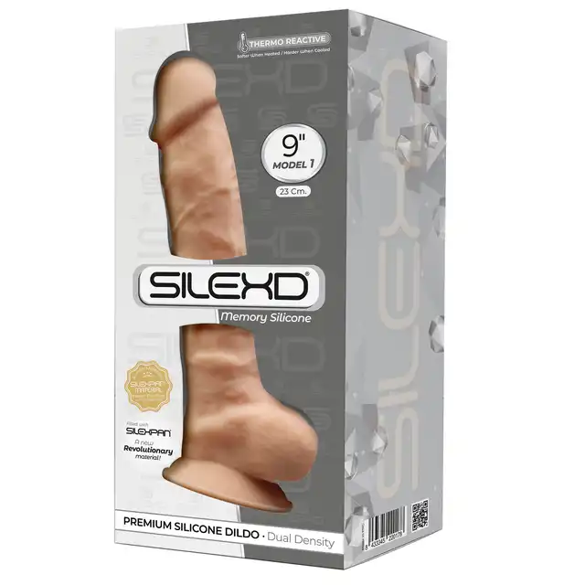 Silexd - Thermo Reactive Dildo 9" - unikatowe dildo o podwójnej gęstości. Przyjemność gwarantowana!