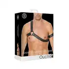 Ouch! - Gladiator Harness - Męski mega harnes. One Size - Czarna.  Fetish Brand of the Year 