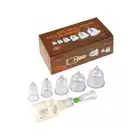 Rimba - Complete Cupping Set 6 Cups. Zestaw 6 ssących nakładem na sutki, waginę, piersi czy łechtaczkę.