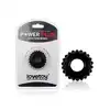 LoveToy - Power Plus Flexible Cock Ring - silikonowy ring na penisa, czarny, dłuższa erekcja, niesamowita przyjemność 