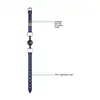 Ouch! - Breathable Ball Gag Sailor Blue. Marynarski knebel z otworkami do oddychania 