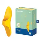 Satisfyer - Teaser Dark Yellow - wszechstronny stymulator łechtaczki, sutków oraz krocza. Silikon medyczny