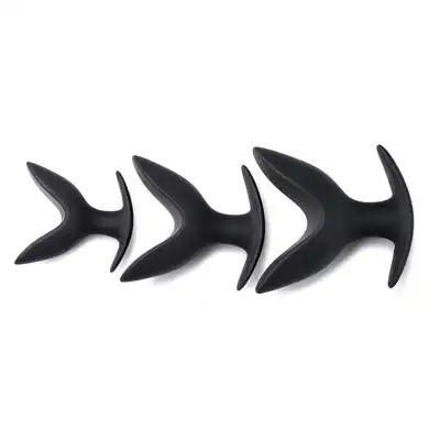 Master Series -Anal Anchor 3 Set. Zestaw progresywny cudownie rozpychających korków analnych 