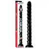 Hosed - Swirl Hose 46 cm Black Dildo. Mega długie giętkie dildo z przyssawką. Extra stymulacja.