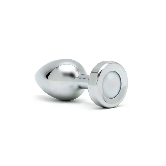 Rimba Toys - Pisa Butt Plug Led. Efektowny metalowy korek analny ze światłami LED