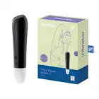 Satisfyer - Ultra Power Bullet 2 Black - mini wibrator o silikonowym wykończeniu. Mocne wibracje