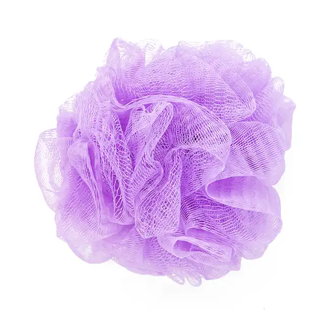 Big Teaze Toys - Bath Sponge Vibrating Purple. Zestaw gąbeczki do kąpieli i wibratora 