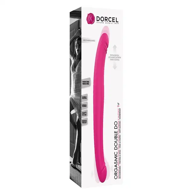 Dorcel - Orgasmic Double Do - 2w1, podwójne, ruchome unikatowe dildo i wibrator. Dwa silniki