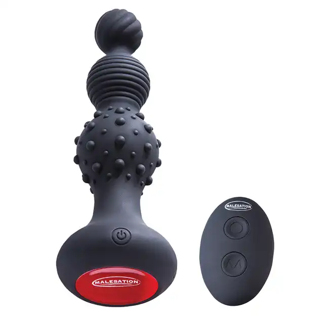 Malesation - Vibro Drill Plug - unikatowy plug analny, niesamowite żłobienia