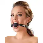 Bad kitty - Gag. Teksturowany silikonowy knebel w kształcie kuli 