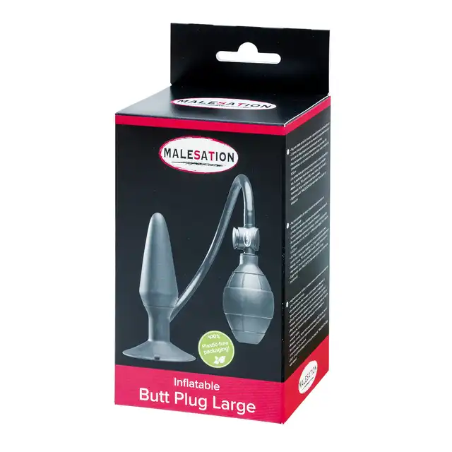 Malesation - Inflatable Butt Plug large - pompowany plug analny, duży rozmiar. Gwarancja jakości