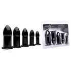 Master Series - Expansion Anal Dilator Set. Progresywny zestaw 5 korków analnych. Bardzo ergonomiczne i elastyczne 