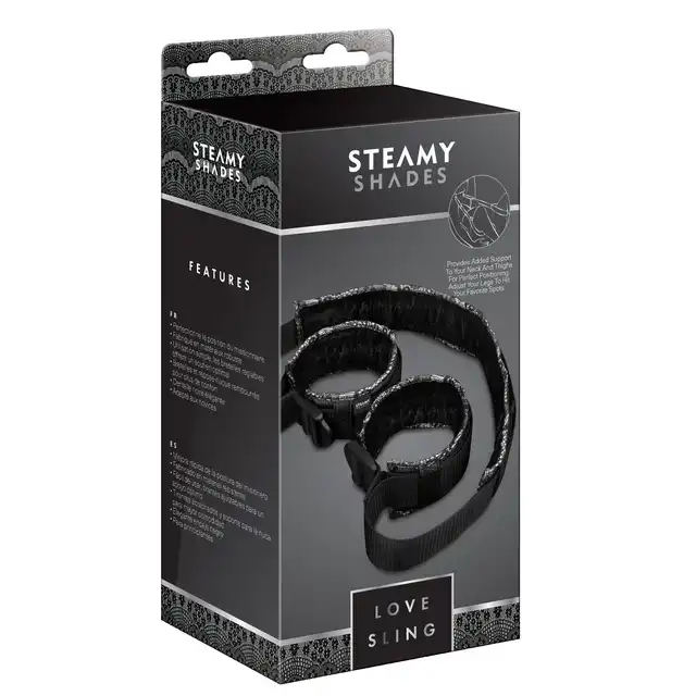 Steamy Shades - Love Sling - uniwersalny pas pozycyjny, elegancja i jakość