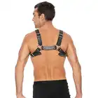 Ouch! - Buckle Bulldog Harness - Męska uprząż. L/XL - Czarna. Fetish Brand of the Year