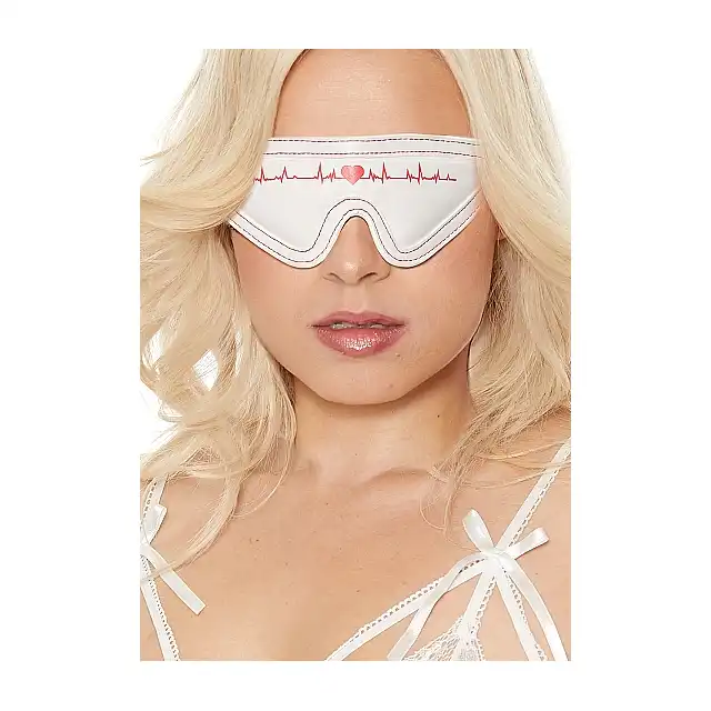 Ouch! - Eye Mask Nurse. Biała maska na oczy. Pielęgniarka 