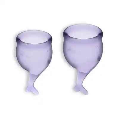 Feel Secure Menstrual Cup lila