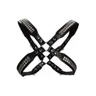 Ouch! - Men's Pyramid Stud Body Harness - Męski super harness. One Size - Czarna. Fetish Brand of the Year. Ostatnia sztuka!