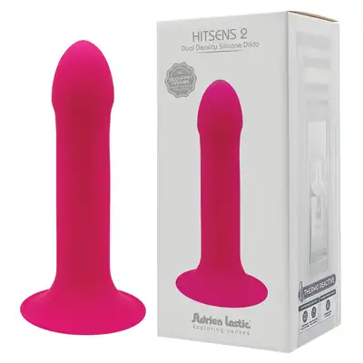 Adrien Lastic - Hitsens 2 dual Denisty - różowe dildo o podwójnej gęstości. Najlepsza jakość