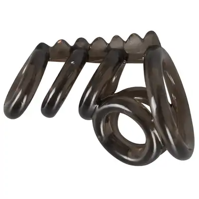 Bad Kitty - Cock Ring 3. Fantastycznych 6 ringów na penisa połączonych w jedno! 