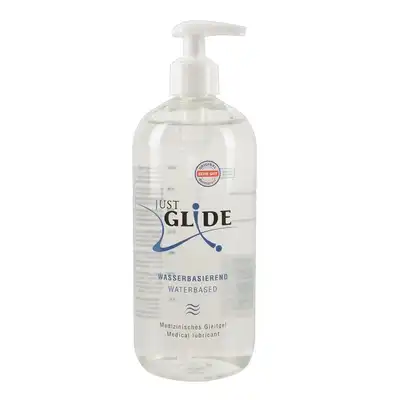 Just Glide - water 500 ml - lubrykant na bazie wody, idealny poślizg w czasie zabaw