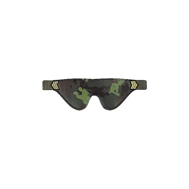 Ouch! - Eye Mask Army. Maska na oczy w stylu wojskowym. Moro z pozycjami seksualnymi 