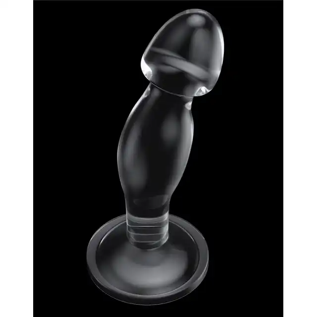 LoveToy - Flawless Clear - Prostate Plug 17 cm - przezroczysta wtyczka, idealna do stymulacji prostaty