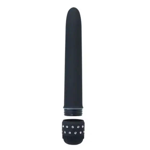 Toyz4lovers - Vibratore Diamond L. Klasyczny czarny wibrator z diamencikami