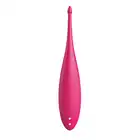 Satisfyer - Twirling Fun poppy red - wibrator z ruchomą, perfekcyjną końcówką. Satysfakcja gwarantowana