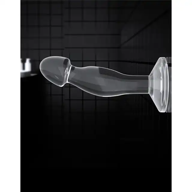 LoveToy - Flawless Clear - Prostate Plug 17 cm - przezroczysta wtyczka, idealna do stymulacji prostaty