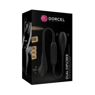 Dorcel - Dual Explorer - Dual Stimulatior - jeden gadżet, wiele przyjemności! Stymulacja pochwy, krocza, odbytu, sutków, łechtaczki