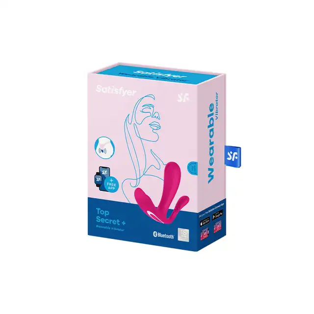 Satisfyer - Top Secret+ Wearable - wibrator do stymulacji punktu G oraz do stymulacji analnej. Gwarancja przyjemności
