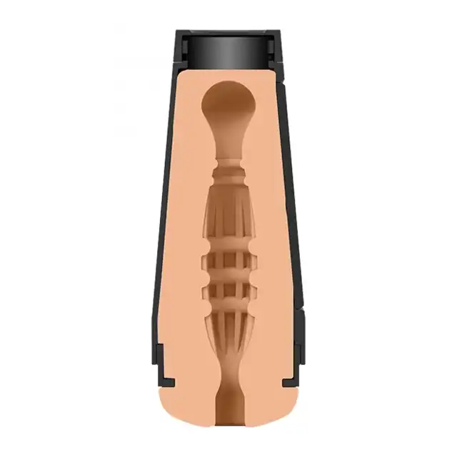 Man Squeeze - Stud. Variable pleasure stroker. Męski masturbator z regulowaną siła ciasności i ssania. Materiał Ultraskyn. Cynerskóra.