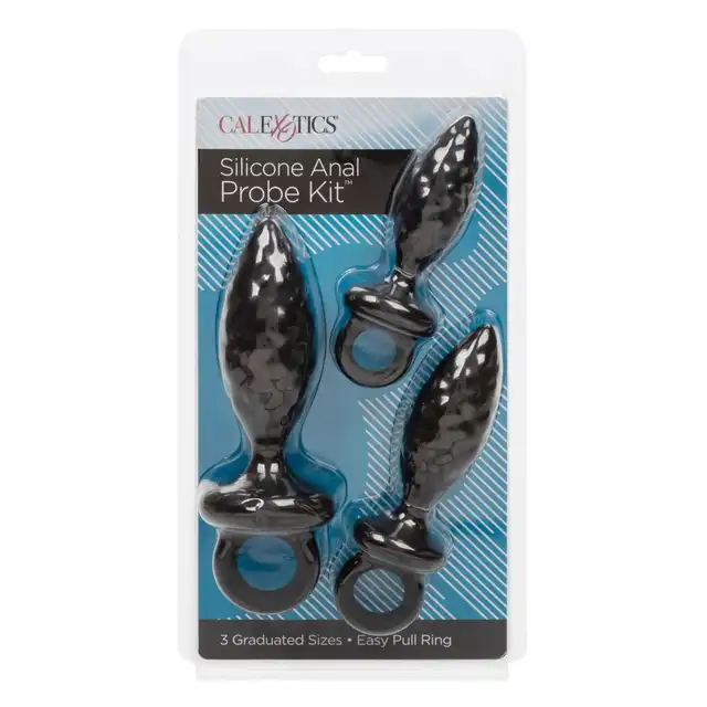 Calexotics - Anal Probe Kit. Zestaw treningowy korków analnych o ciekawych teksturach
