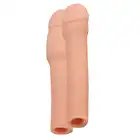 Malestation - Penis Extender Set 2 + 4. Niezwykły zestaw 2 przedłużek na penisa 5 cm i 10 cm 