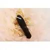 Svakom - Tulip Vibrator Black. Mini wibrator o prążkowanej zakrzywianej strukturze. USB