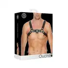 Ouch! - Chest Bulldog Harness - Męska uprząż. L/XL - Czarna. Fetish Brand of the Year 