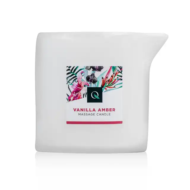 Exotiq - Vanilla Amber Candle 200g. Świeca do masażu o zapachu bursztynu i wanilii 