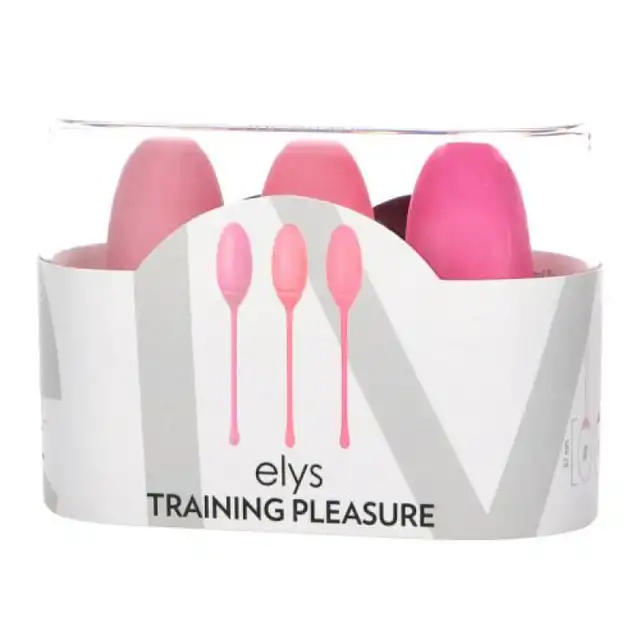 Elys - Training Pleasure Vaginal Balls. Progresywny zestaw kulek gejszy. Gładki silikon 