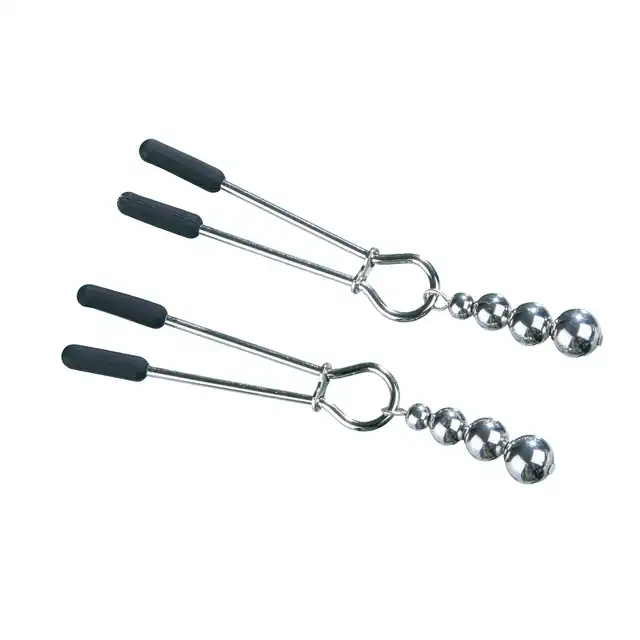 Steamy Shades - Tweezer Nipple - erotyczne klamerki na sutki z opcją zwiększania ucisku