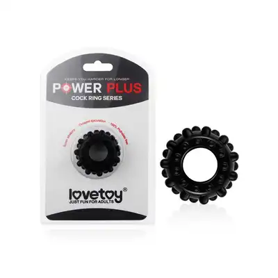 LoveToy - Power Plus Flexible Cock Ring - silikonowy ring na penisa, dłuższa erekcja, niesamowita przyjemność 