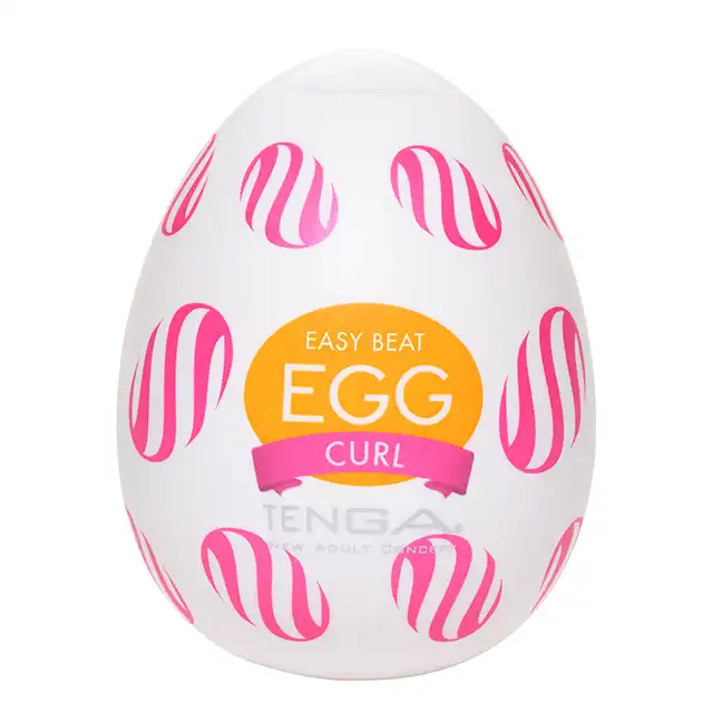 Tenga - Egg Wonder Curl - nowoczesny masturbator męski. Bestsellerowa, kompaktowa forma! 