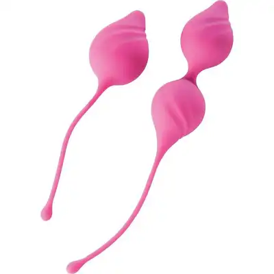 SToys - Love Ball Set Pink. Progresywny zestaw kulek gejszy o opływowym kształcie i miękkim silikonie 