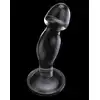 LoveToy - Flawless Clear - Prostate Plug 17 cm - przezroczysta wtyczka, idealna do stymulacji prostaty